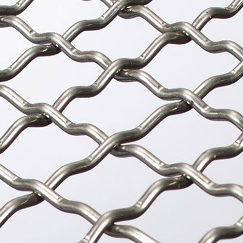 Crimped Wire Mesh Close-up